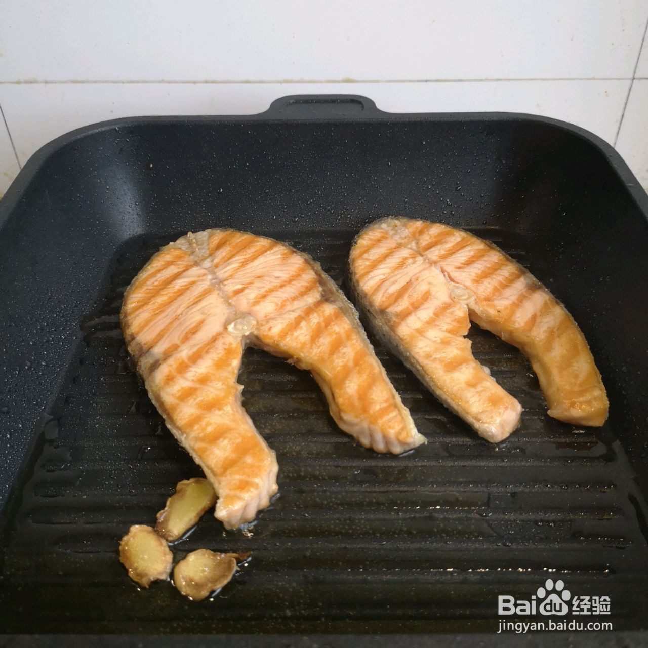 香煎三文鱼的做法