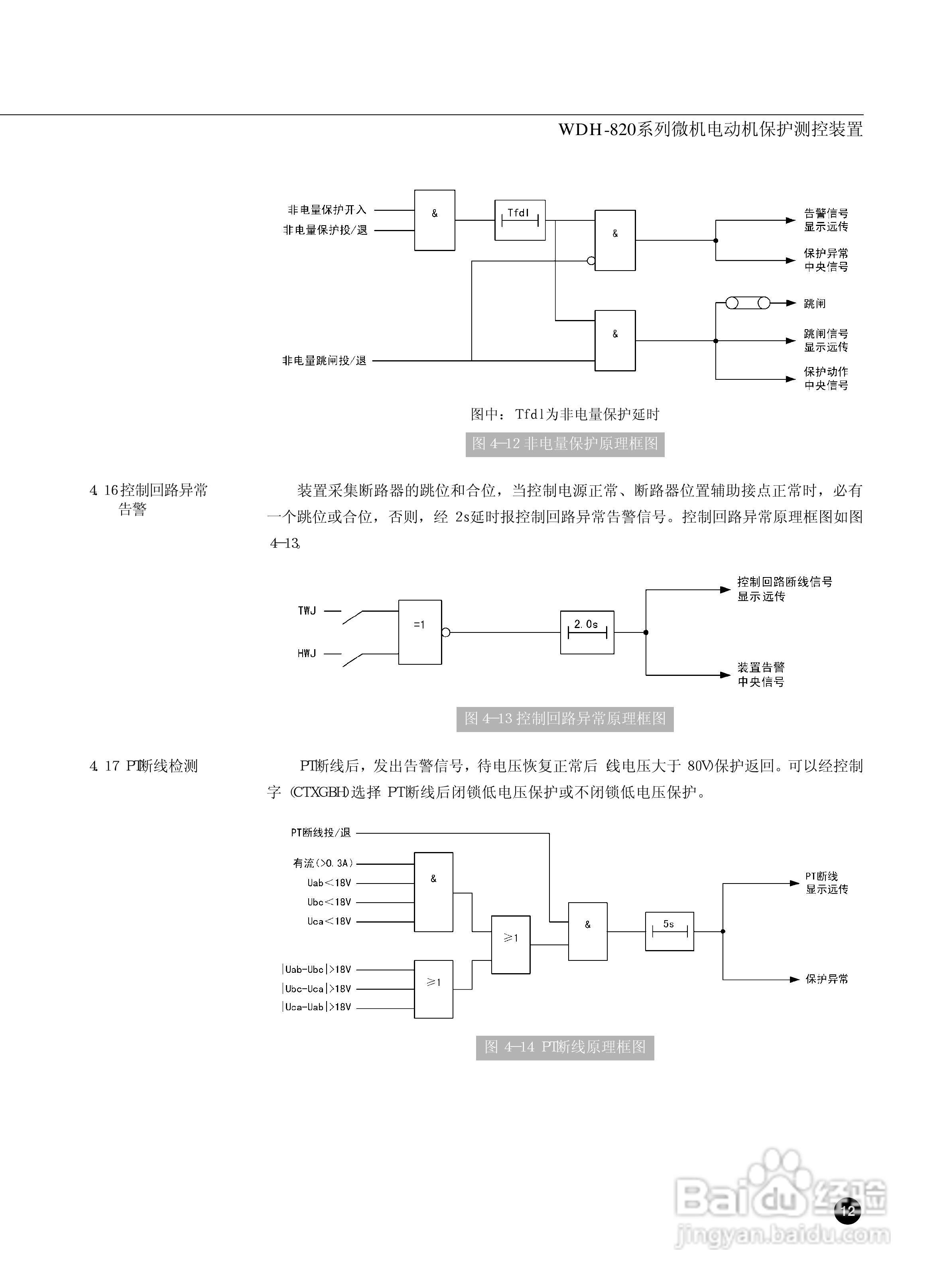 WDH-823微机电动机保护测控装置说明书:[2]