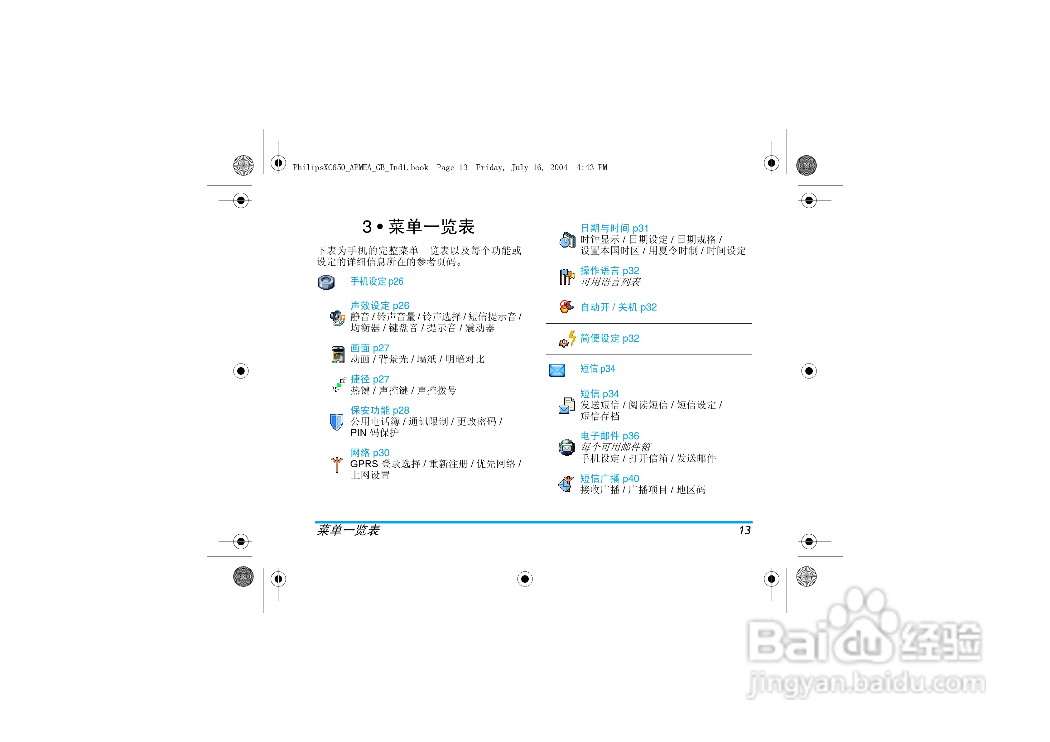 Philip飞利浦ct6508手机说明书:[2]