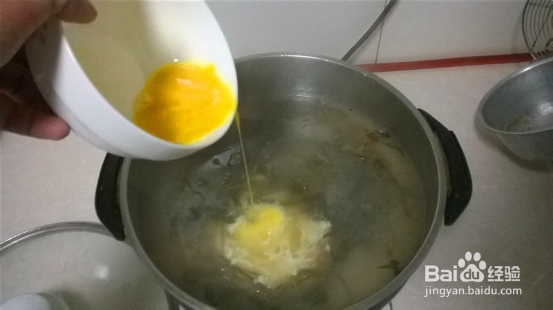 海带鸡蛋汤的做法