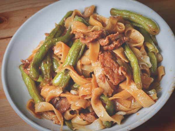 懒人版豆角焖面