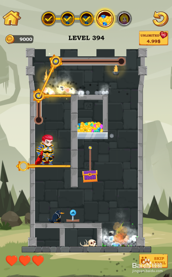如何通过Super Hero Rescue的Level 394