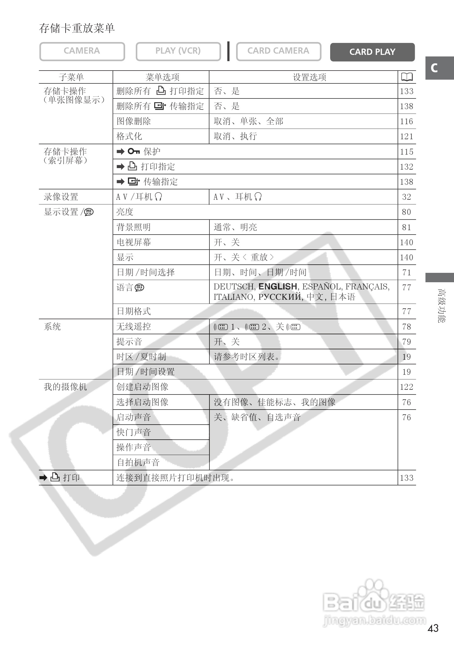 佳能MVX25i数码摄像机使用说明书:[5]