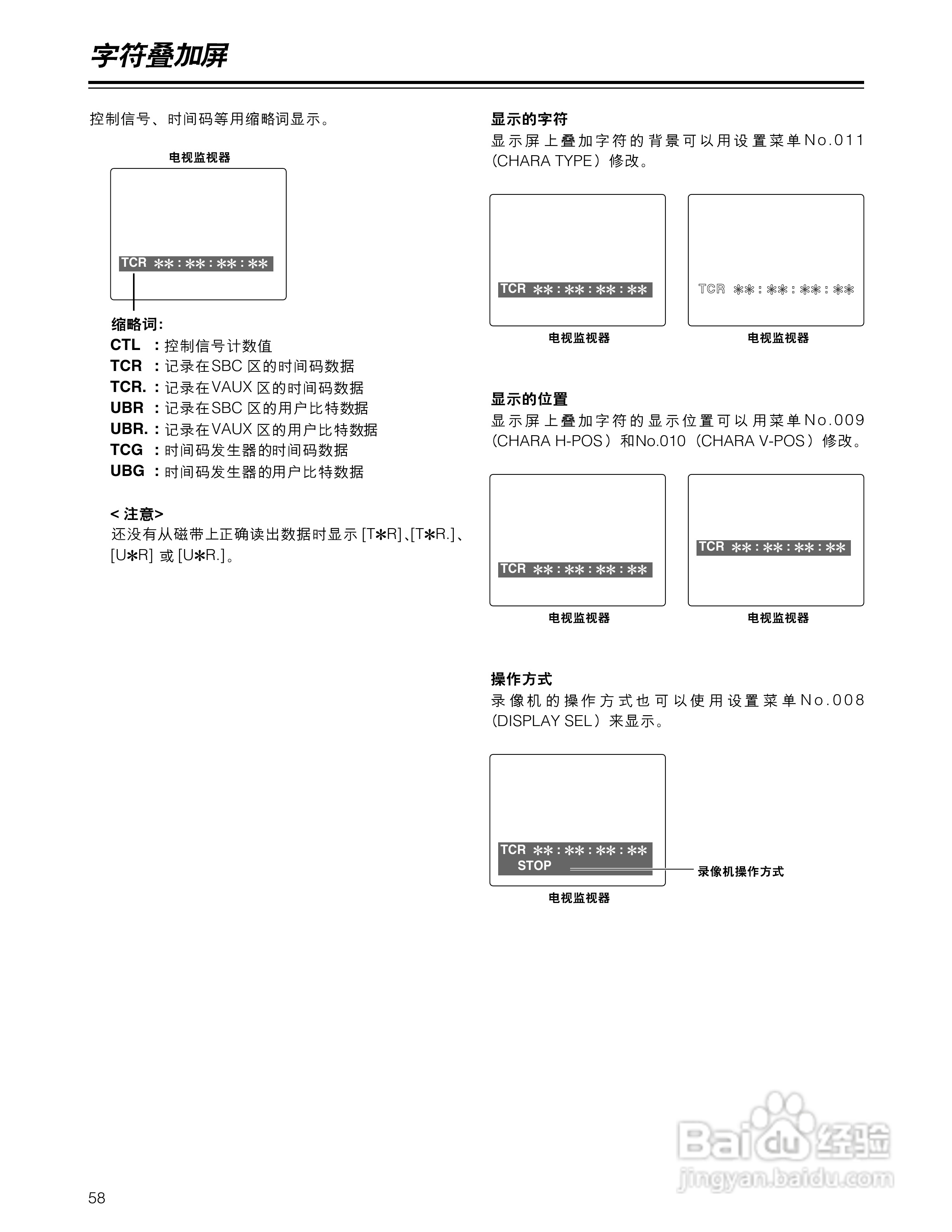 松下AJ-D930BMC数码摄像机说明书:[6]