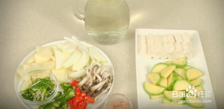 韩国豆腐南瓜汤做法
