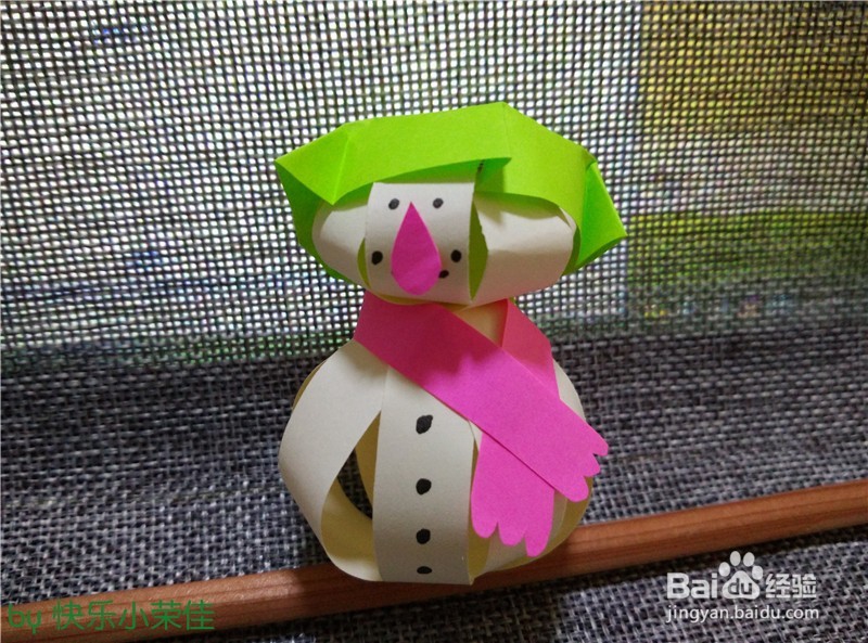 新年小手工：可爱的小雪人