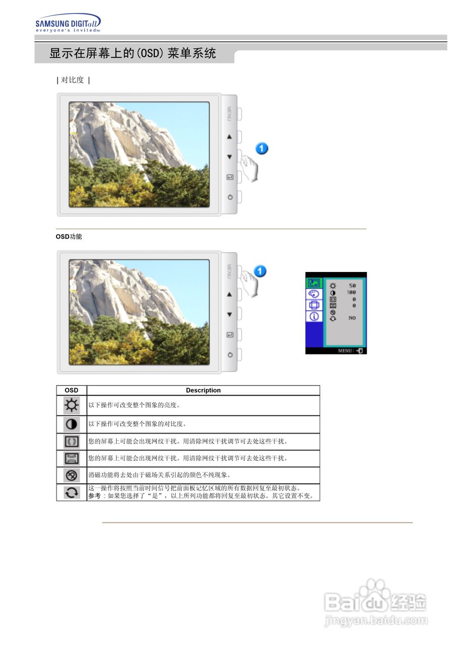 三星997DF显示器使用说明书:[3]