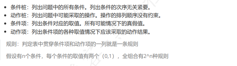 判定表测试的概念和测试步骤