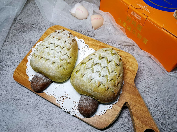圣诞树椰蓉面包