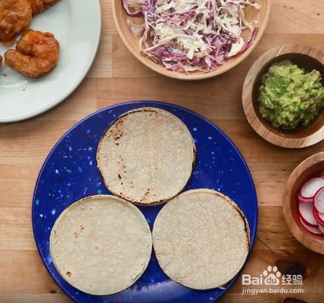 啤酒虾炸玉米饼