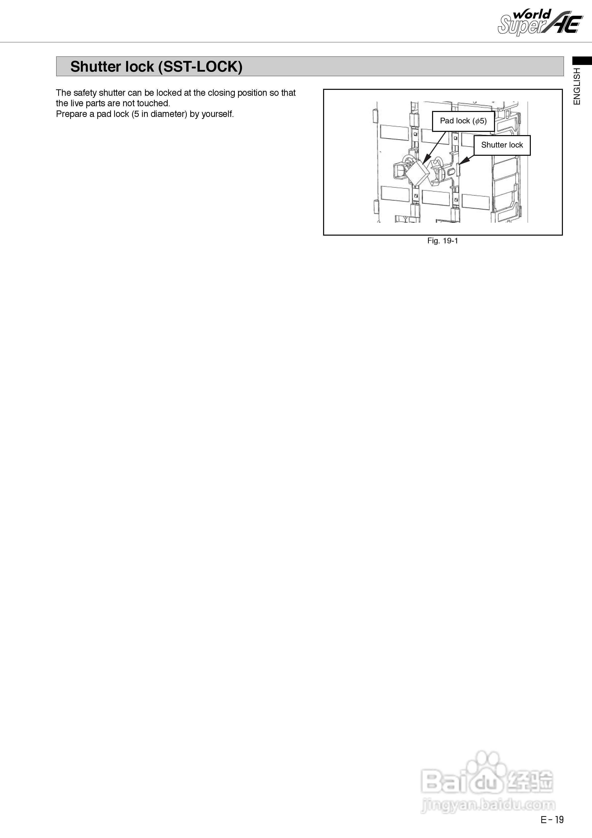 三菱 Type AE-SW低压空气断路器使用说明书:[2]
