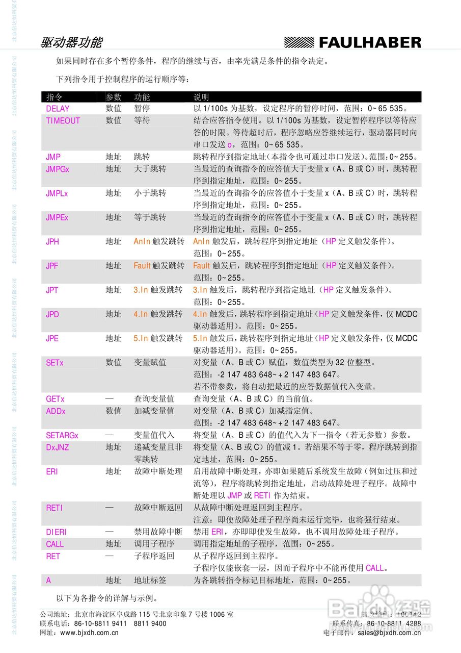 FAULHABER伺服控制单元3564K024B CS运动控制器MCBL :[4]