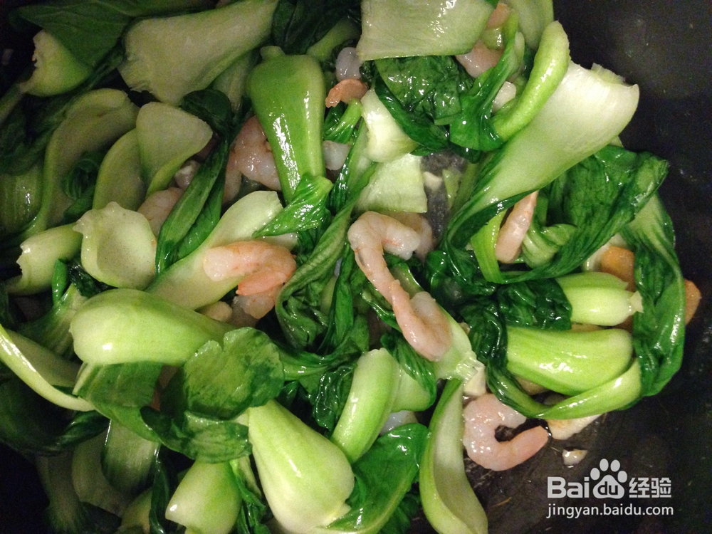 看完就会的青菜虾仁