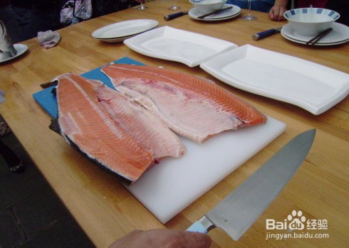 三文鱼各部位切片图解
