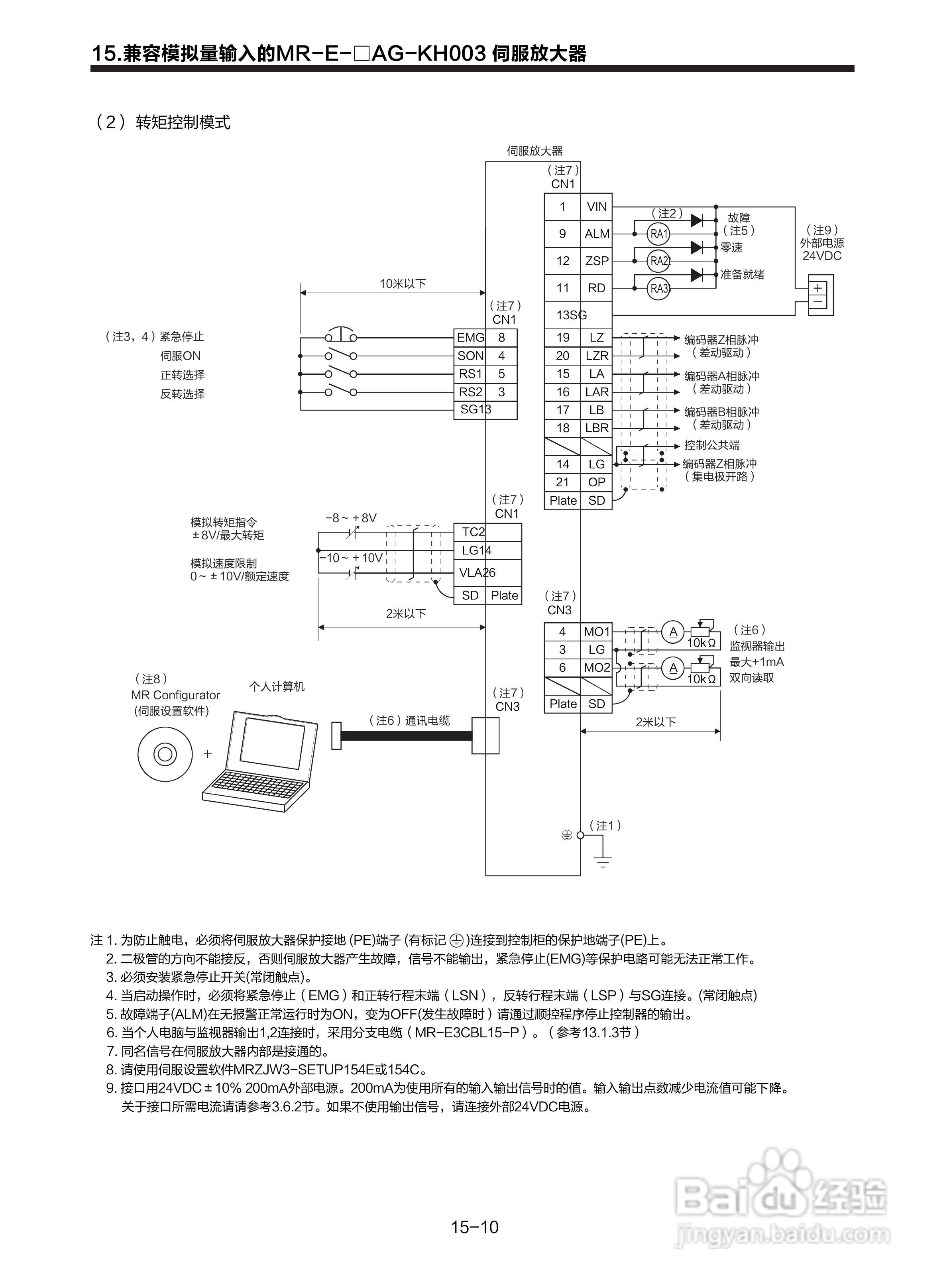 三菱 MR-E-□A-KH003 MR-E-□AG-KH003通用交流伺服接:[27]