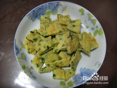 美食DIY--自制韭菜饼