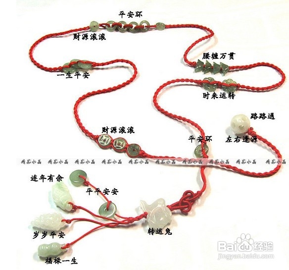 本命年红绳手链