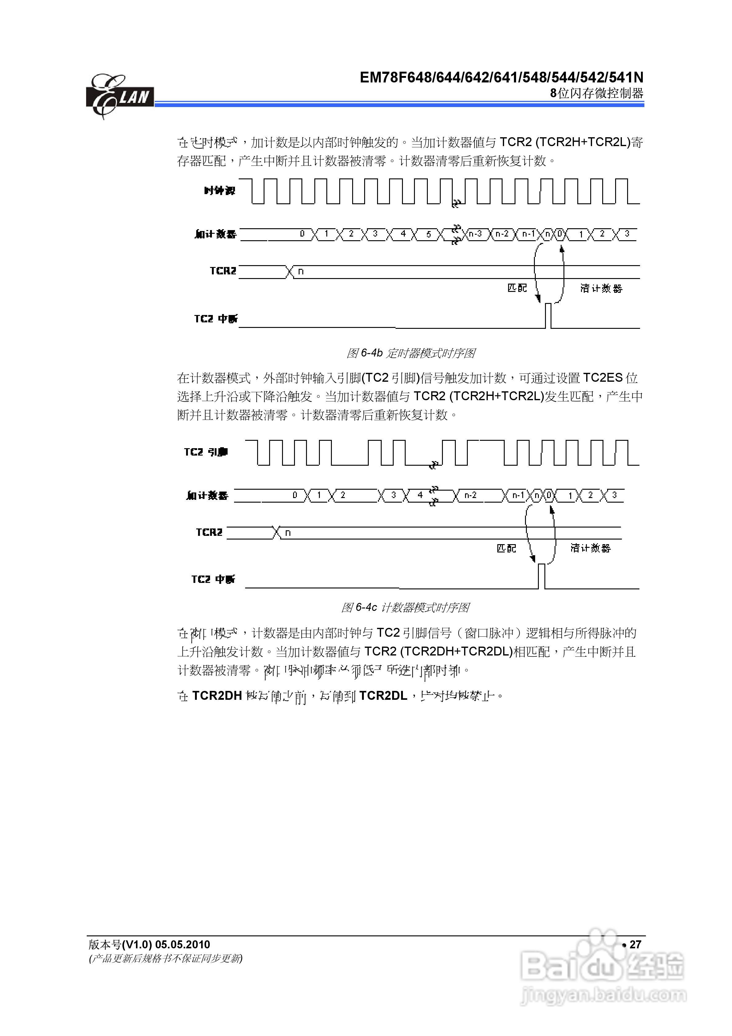 EM78F 8位闪存微控制器说明书:[4]