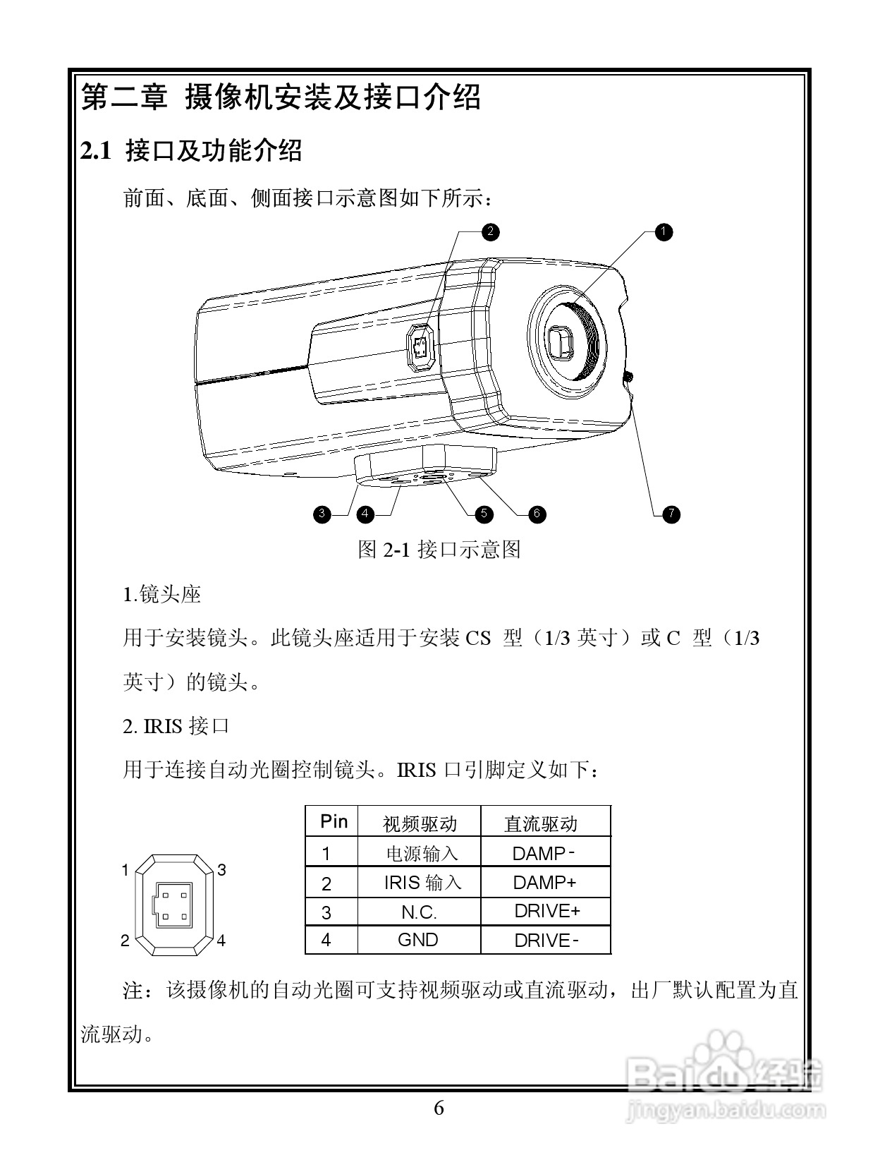 V6103-N 系列宽动态彩色网络摄像机说明书:[2]