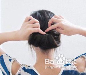 OL韩式淑女范盘发