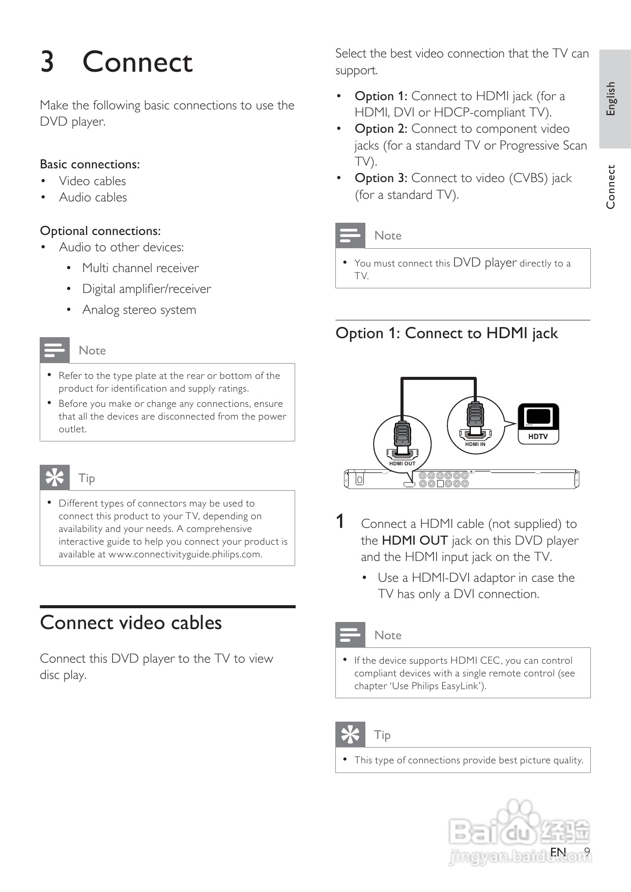 飞利浦DVP3388K/98 DVD播放机使用说明书:[1]