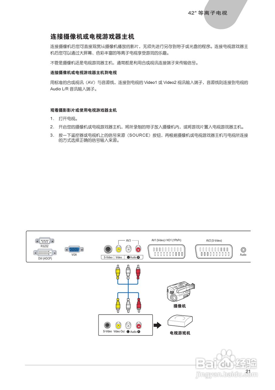 中晶MICROTEK型42寸等离子电视机使用说明书:[3]