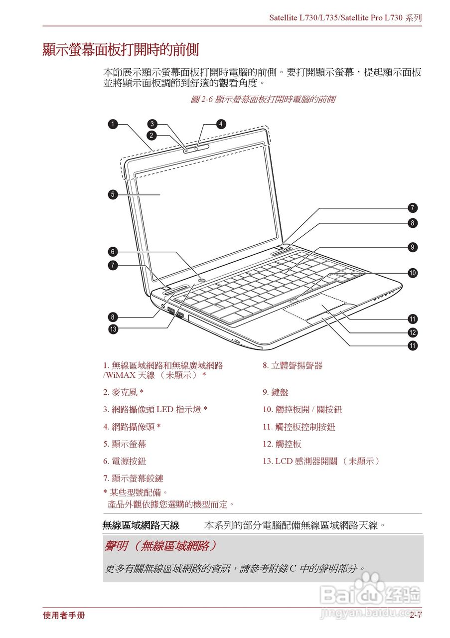 东芝Satellite L735笔记本电脑使用说明书:[4]