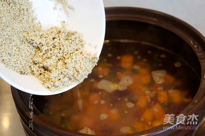 黑小米紫薯南瓜粥