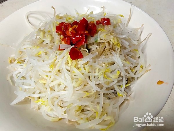 家常凉拌绿豆芽