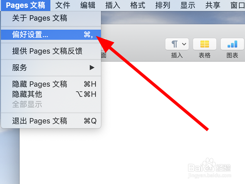 Mac电脑中怎么给Pages修改标尺颜色