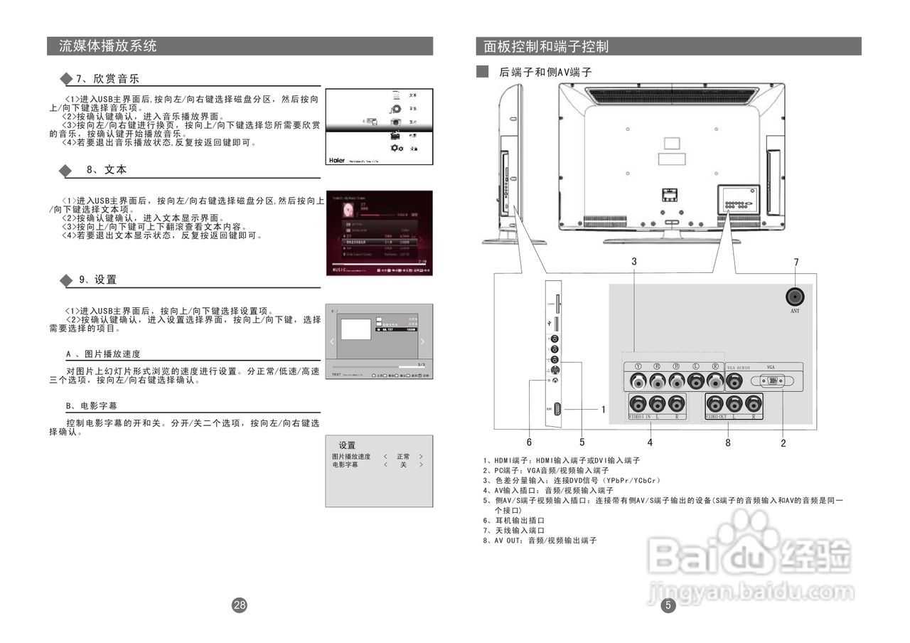 海尔LU42K1液晶彩电使用说明书:[2]