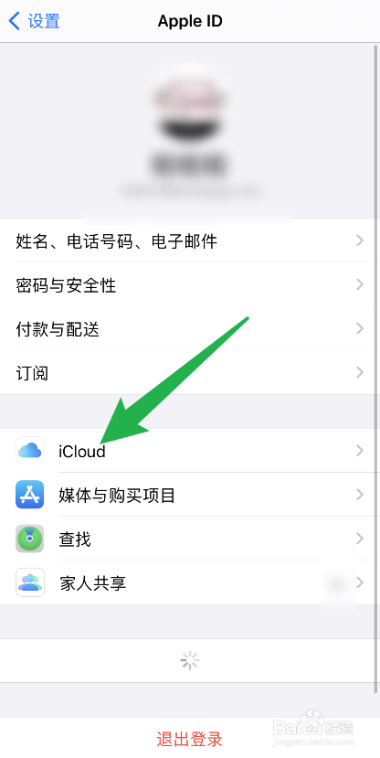iPhone手机如何查看iCloud的家庭用量