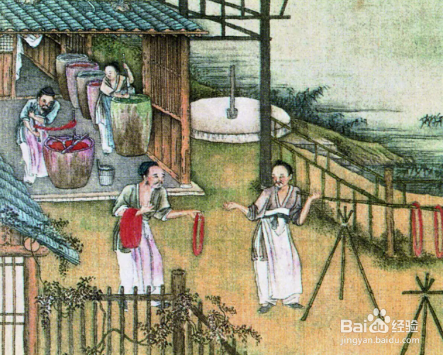 古代衣服颜色怎么染出来的