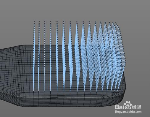 C4D中如何制作毛刷模型？