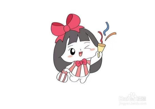 卡通小伶怎么画