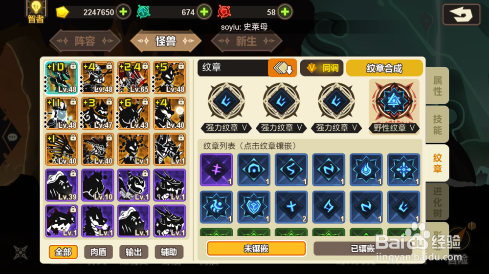 《超进化物语》新生怪兽气奥的基因、纹章攻略