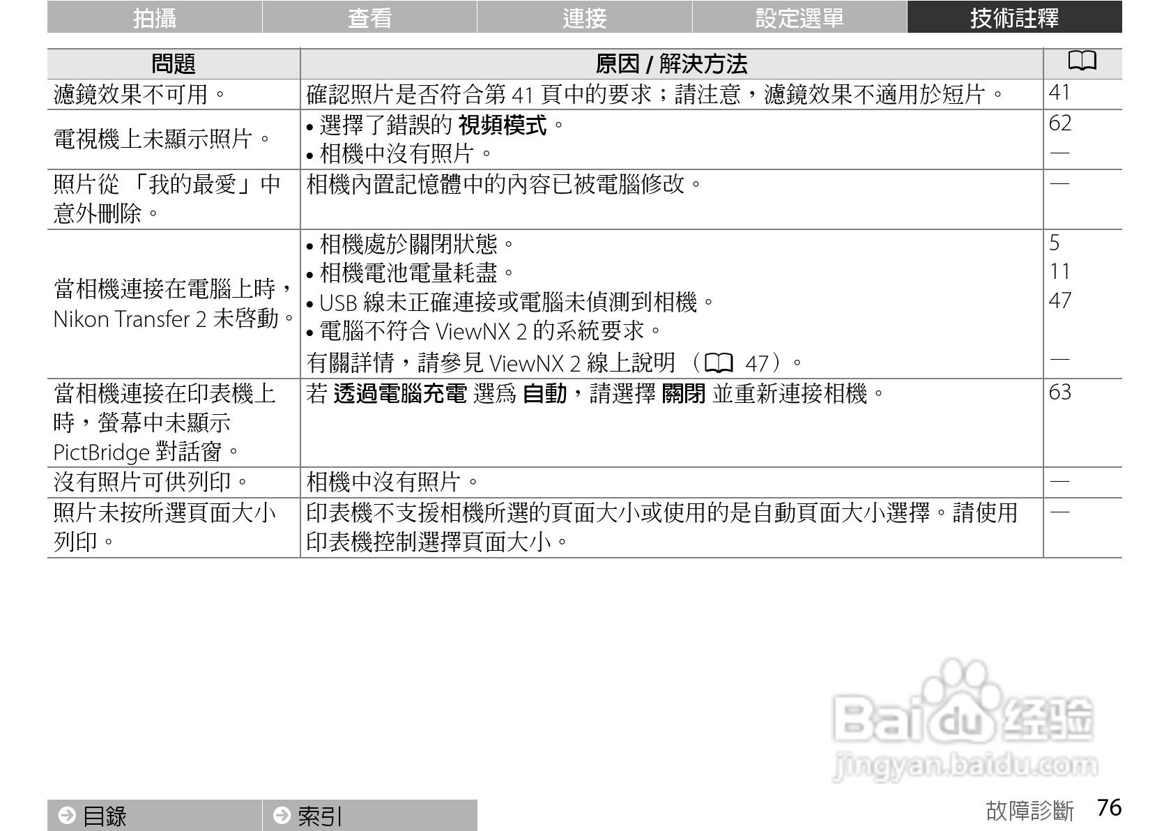 尼康COOLPIX S01数码相机使用说明书:[9]