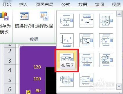 EXCEL带直线的散点图显示布局7效果