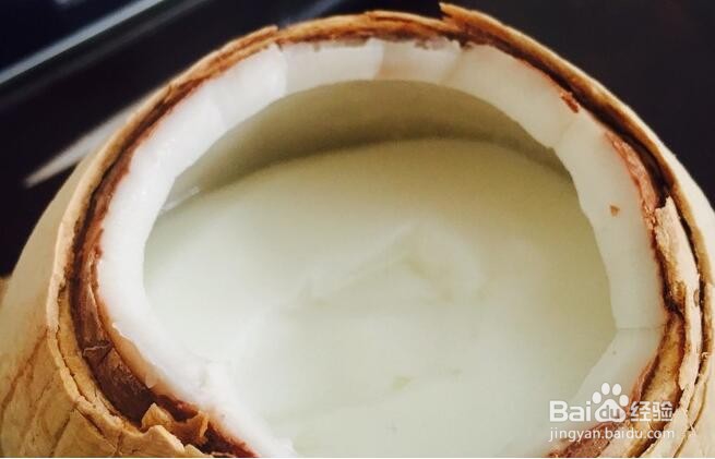 椰汁双皮奶的做法