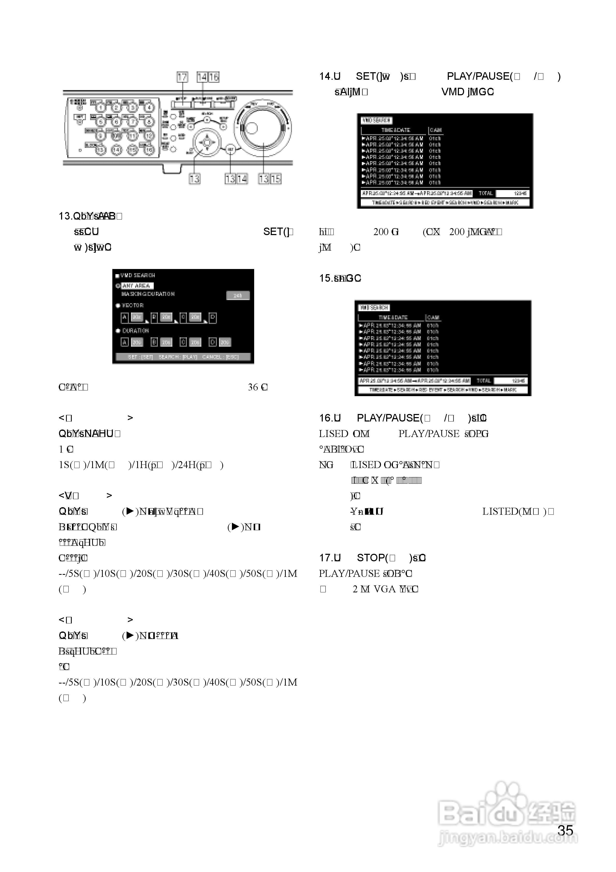 Panasonic 数位光碟记录器WJ-HD316操作手册:[4]