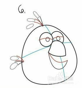 儿童简笔画-愤怒的小鸟