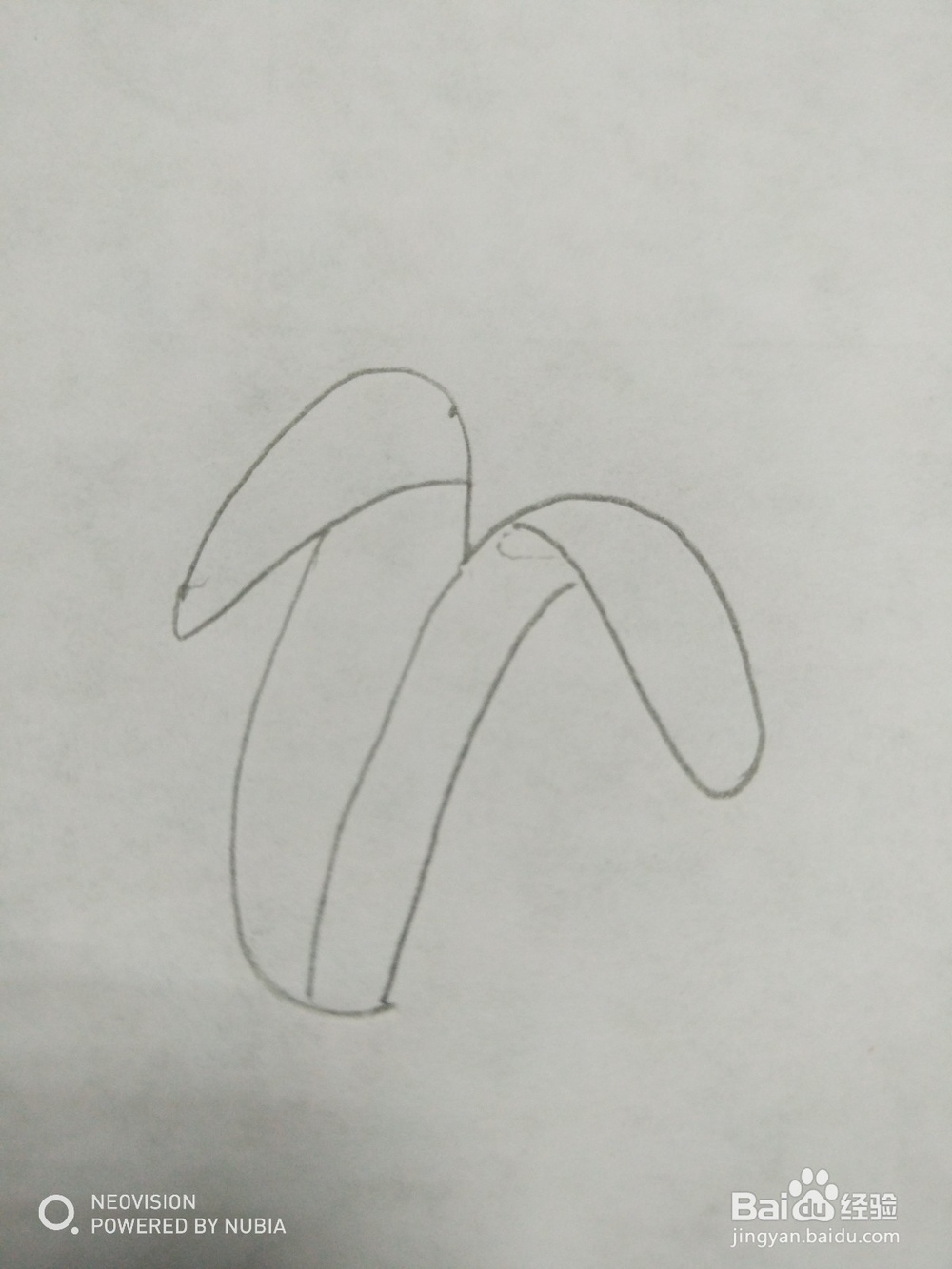 剥开的香蕉怎么画