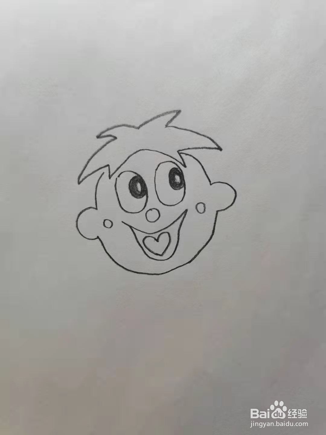 可爱的旺仔怎么画
