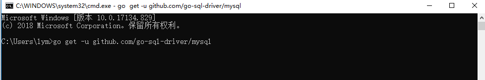 golang(go 语言) 连接mysql数据库