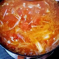 特色番茄金针菇蛋汤