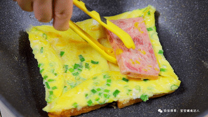 早餐吐司蛋饼宝宝辅食的做法