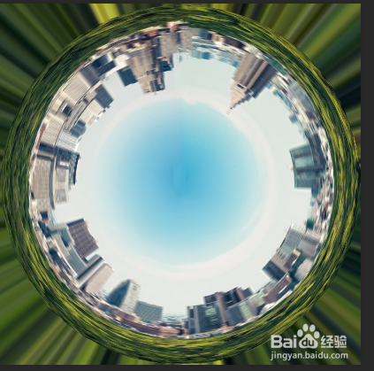 Photoshop教程——极坐标应用