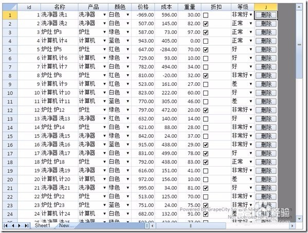 SpreadJS表格控件如何自定义列数据绑定