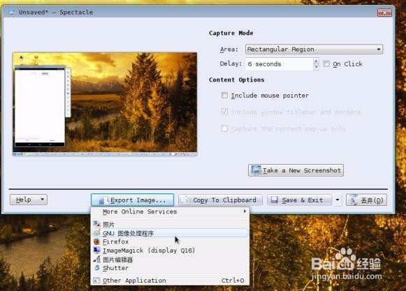 如何在Linux下进行延时屏幕截图
