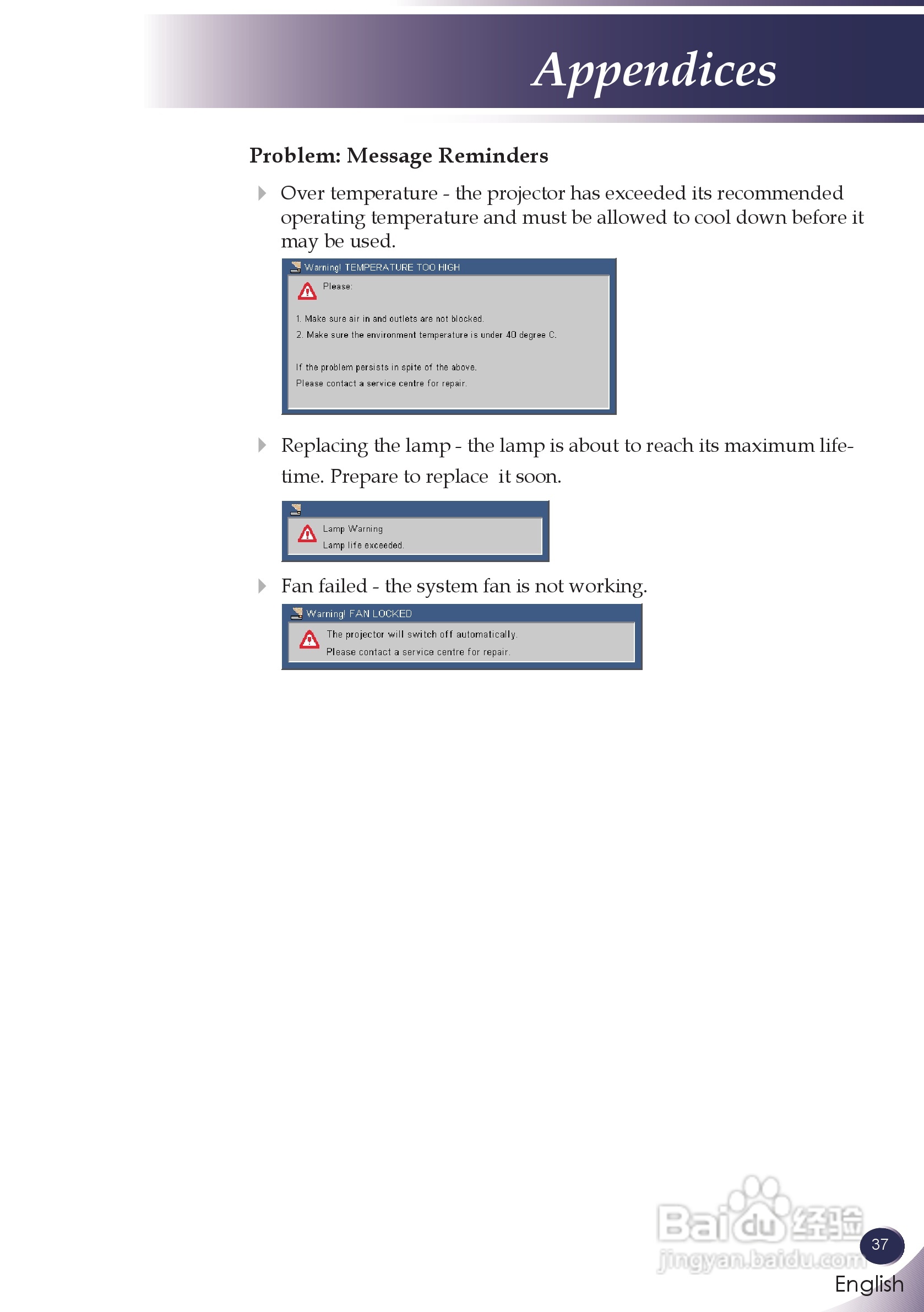 三洋 PDG-DSU30投影机说明书:[4]